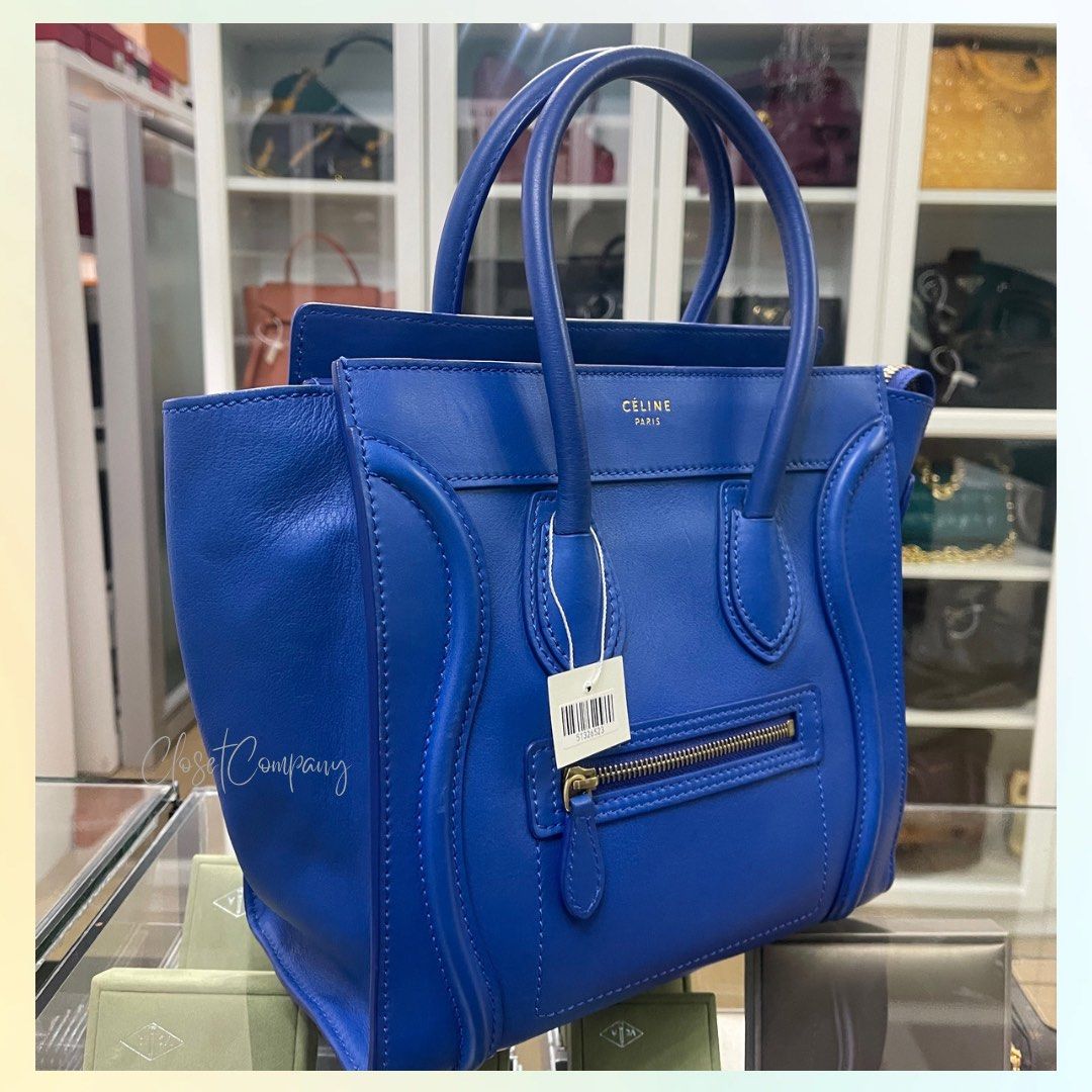 Royal blue celine bag store