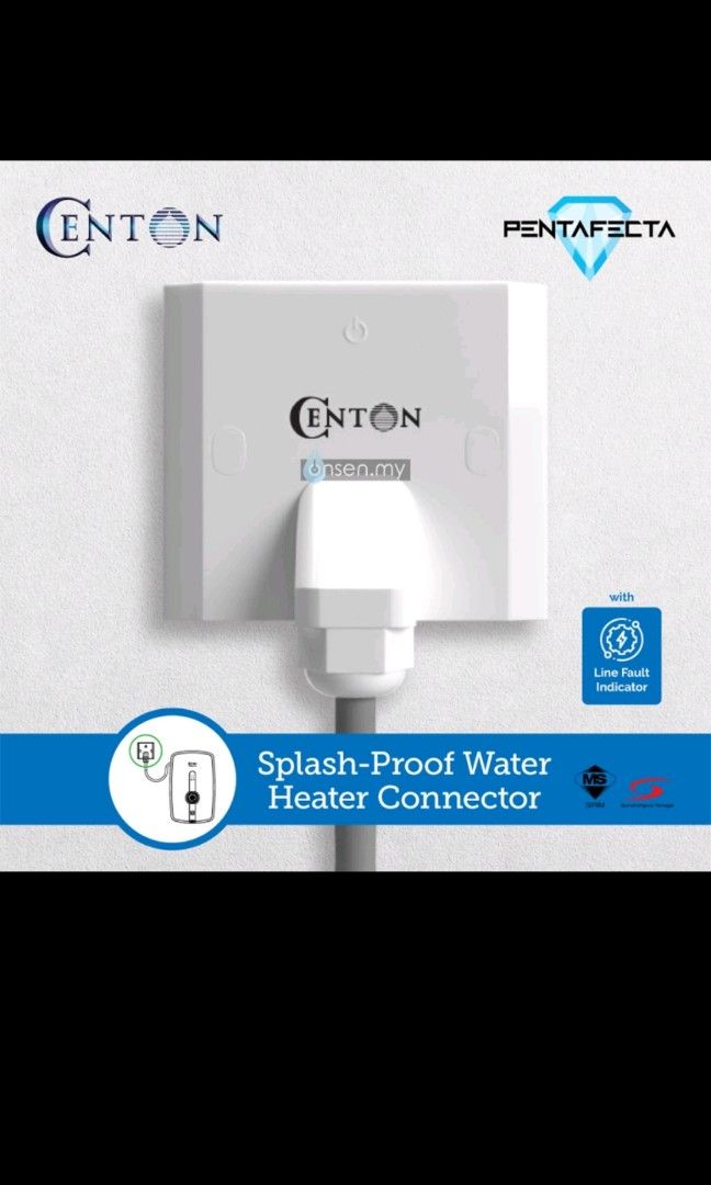 CENTON Water Heater Connector Line Fault Indicator, TV & Home