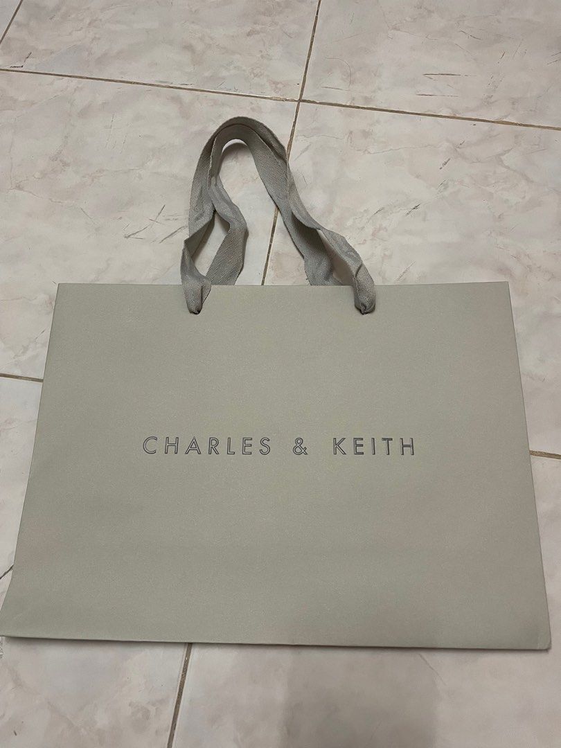 Jual paper bag online charles and keith