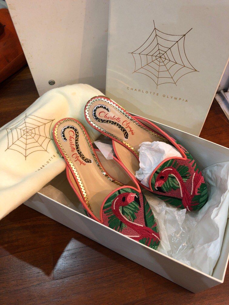 Charlotte olympia flamingo clearance shoes