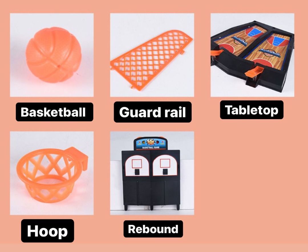 Children's Basketball Board Game Shooting Toys Double Catapult Shooting