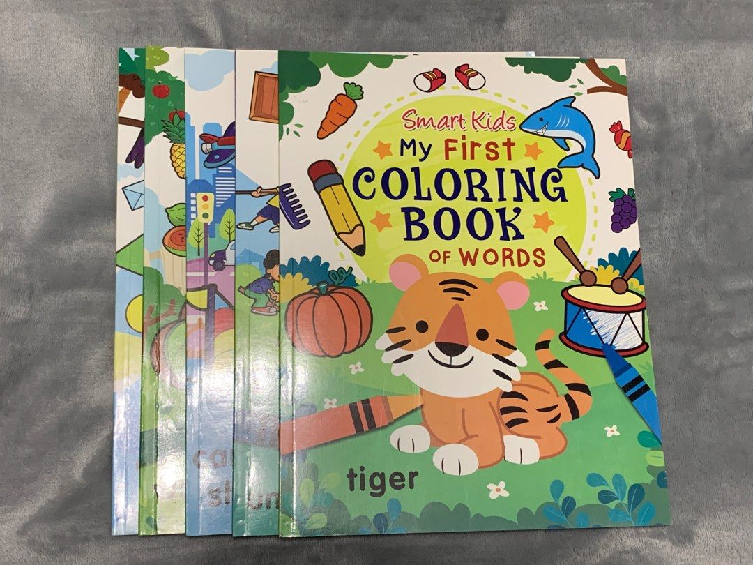 SMART KIDS MY FIRST COLORING BOOK OF WORDS