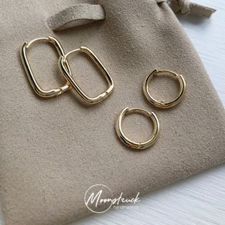 10mm Tiny gold hoops, Small Dainty hoops, Dainty earrings,Huggie earrings, Small  hoops, Mini hoops gold,Gold hoops, Minimalist earring Q-238