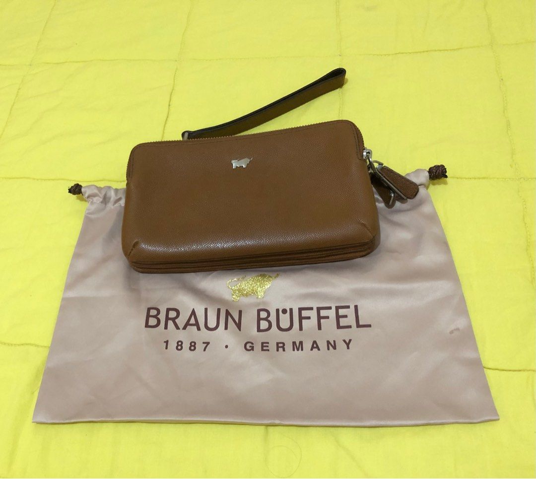 Clutch Braun Buffel Man Original Barang Mewah Tas Dompet di Carousell