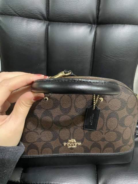 Coach Alma sling (Category: Luxury Bags & Wallets) located in Paombong. Submitted by pewpay (Listing ID 1211603947, Image 1). Description: Hard to let go. Like new!! Personal use. Need to let go kasi di ko na nagagamit. Authentic 💯.