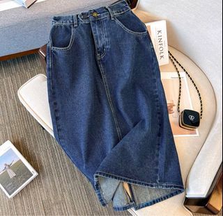 Denim Skirt size 14 stretchy waist