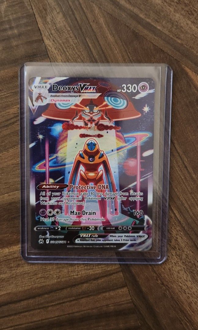 Deoxys VMAX - Crown Zenith Pokémon card