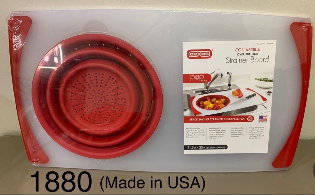 Dexas strainer board (Category: Other Kitchenware & Tableware) located in Manila. Submitted by slothyspad (Listing ID 1211554109, Image 1). Description: .