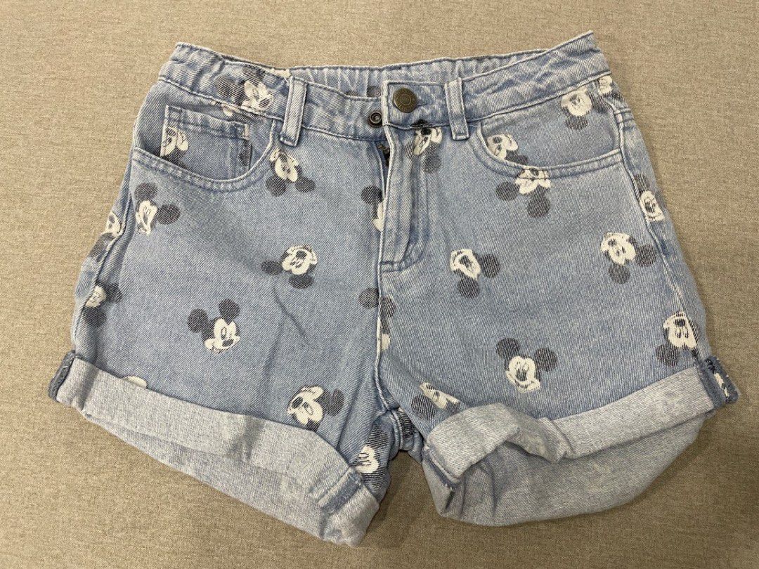 Mickey jean on sale shorts zara