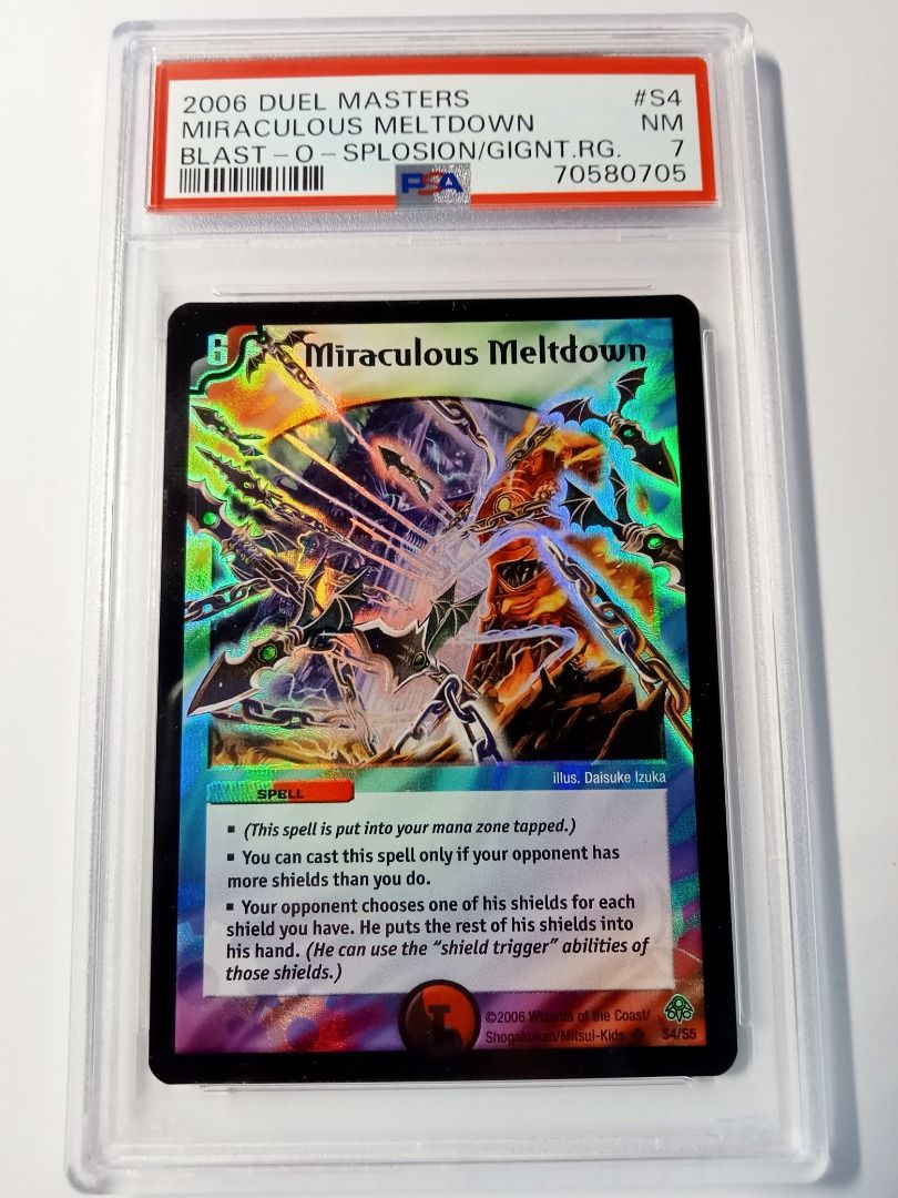 Duel Masters, PSA 7 (near mint) Miraculous Meltdown, Hobbies
