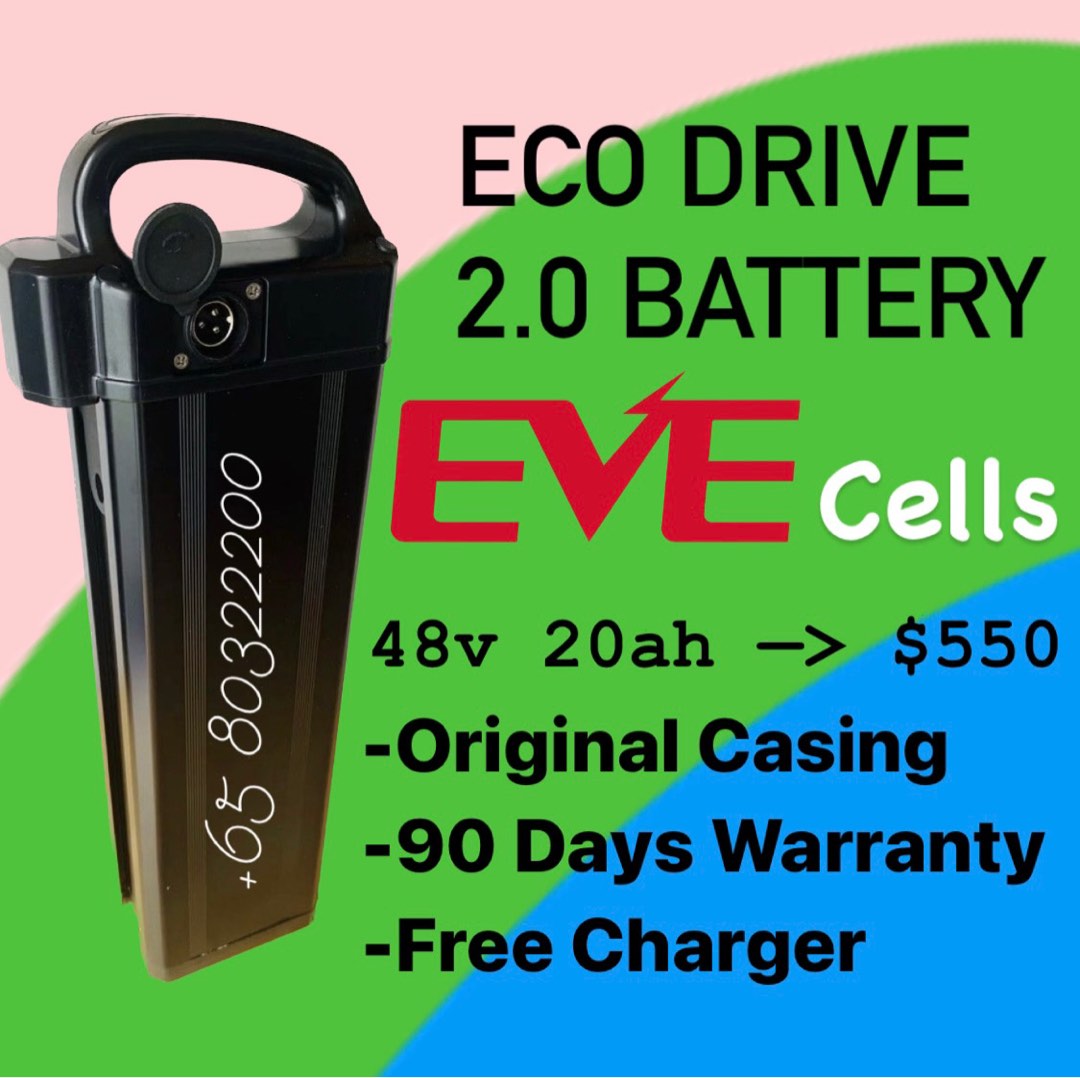 [Installment] eco drive battery, Sports Equipment, PMDs, E-Scooters & E ...