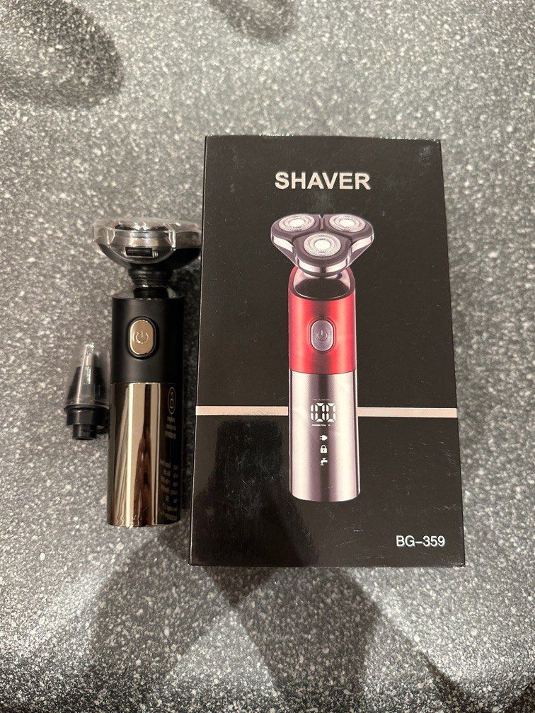 Samsung Battery Razor Electric shaver with battery display and nose trimmer, Beauty ...