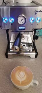 ESPRESSO MACHINE GEMILAI BRAND with pressure gauge and timer