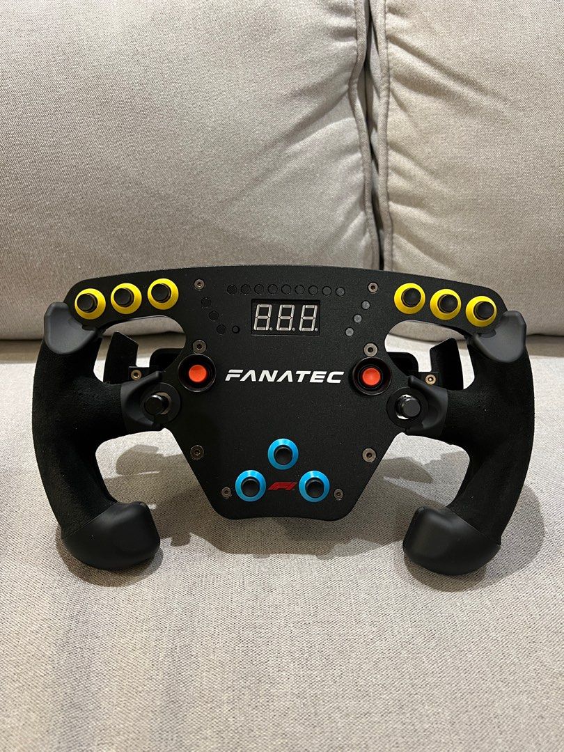 Fanatec esport f1 v2 steering wheel for F1 2022 / GT7 / PS5, 電子遊戲, 遊戲機