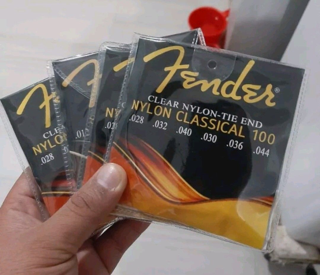 Fender Classical Guitar String Set 6pcs (Nylon) (Category: Musical Instruments) located in Manila. Submitted by ariesmediamusicsports (Listing ID 1211694133, Image 1). Description: *6pcs of Nylon String per set Consistent Good Tone Long Life Strong.