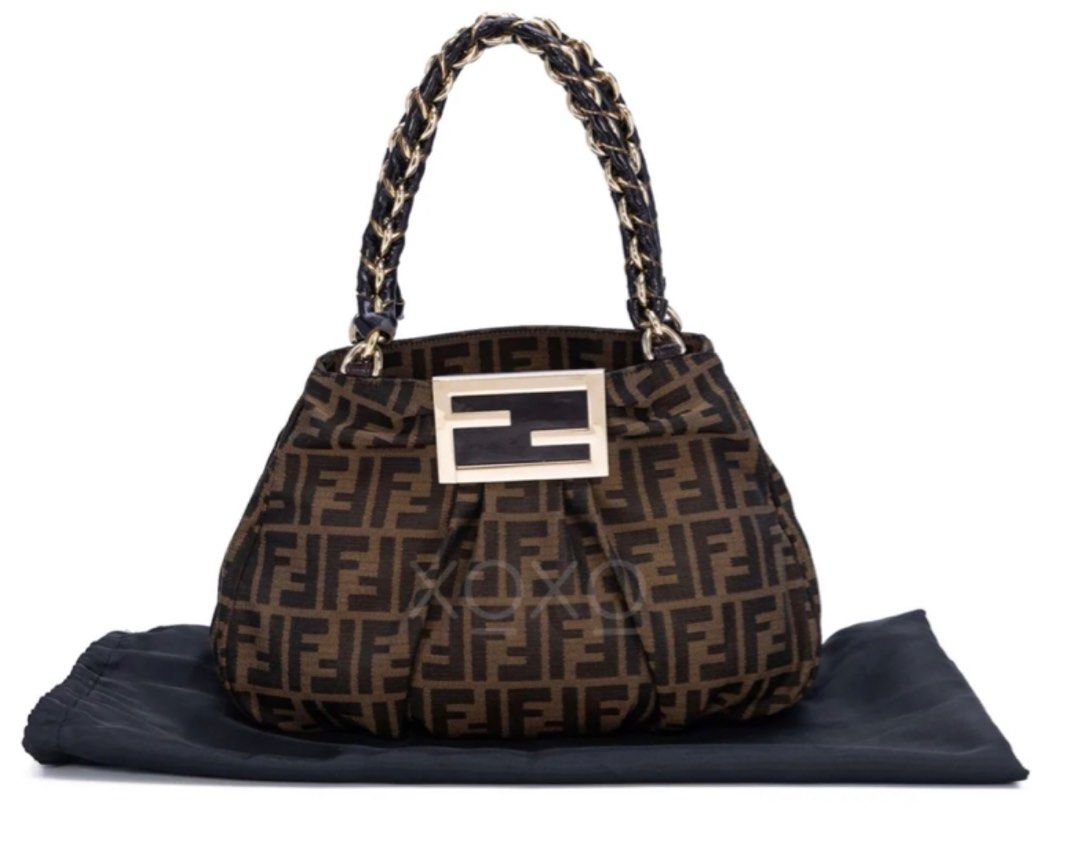 Fendi discount cloth handbag