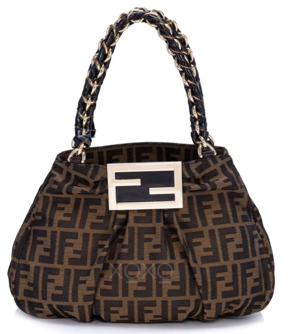 Fendi cloth handbag sales