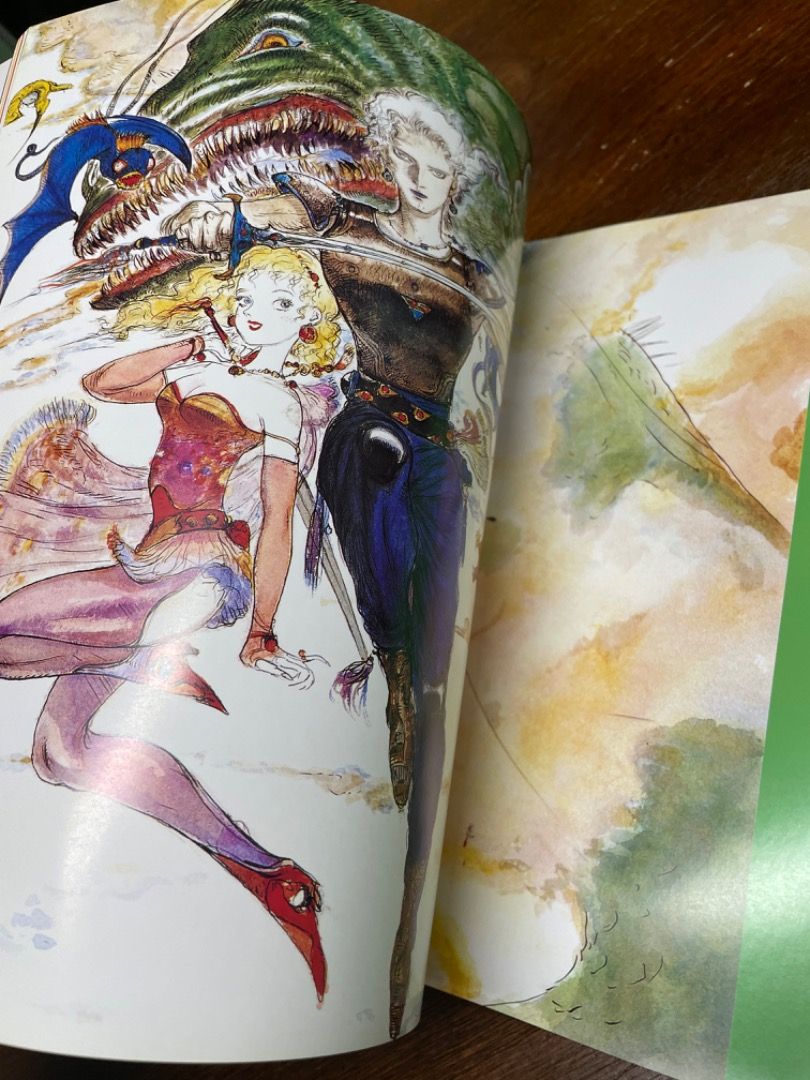 Final Fantasy 天野喜孝篇最終幻想20周年珍藏畫集, 興趣及遊戲, 書本