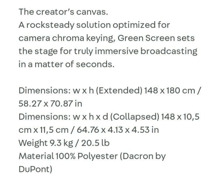 Foldable Green Screen, Photography, Video Cameras on Carousell