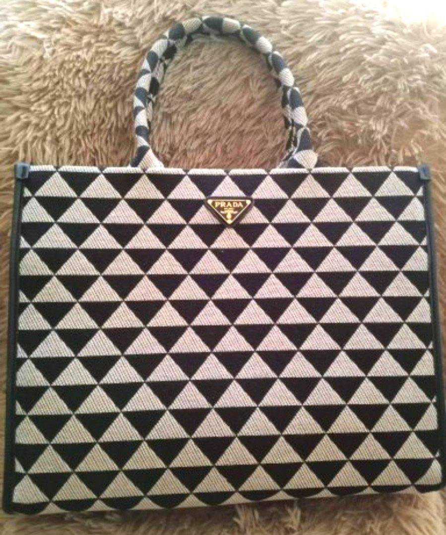 For Sale Prada Book tote bag, Luxury, Bags & Wallets on Carousell