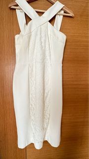 Forever New Halter white dress
