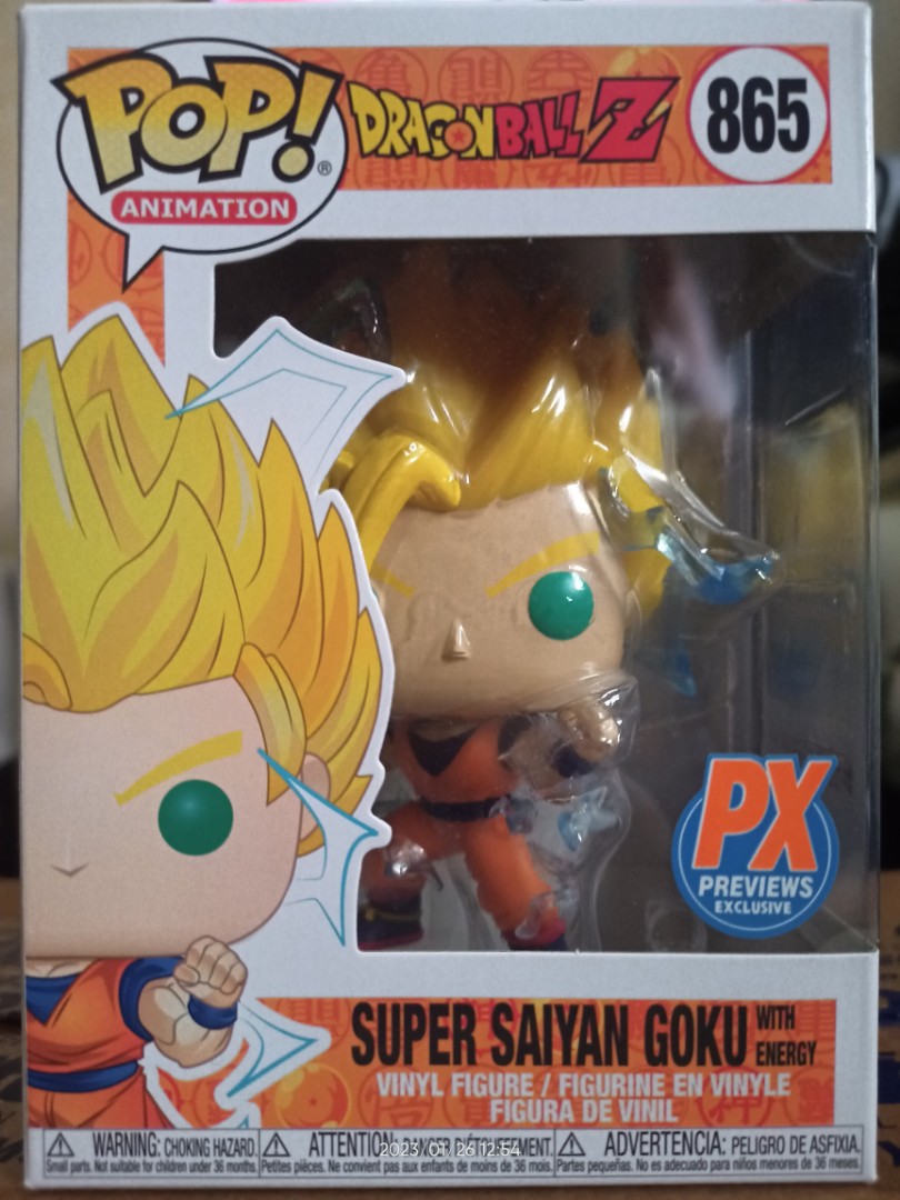 Funko Pop! Super Saiyan Goku With Energy #865, Hobbies & Toys, Toys ...