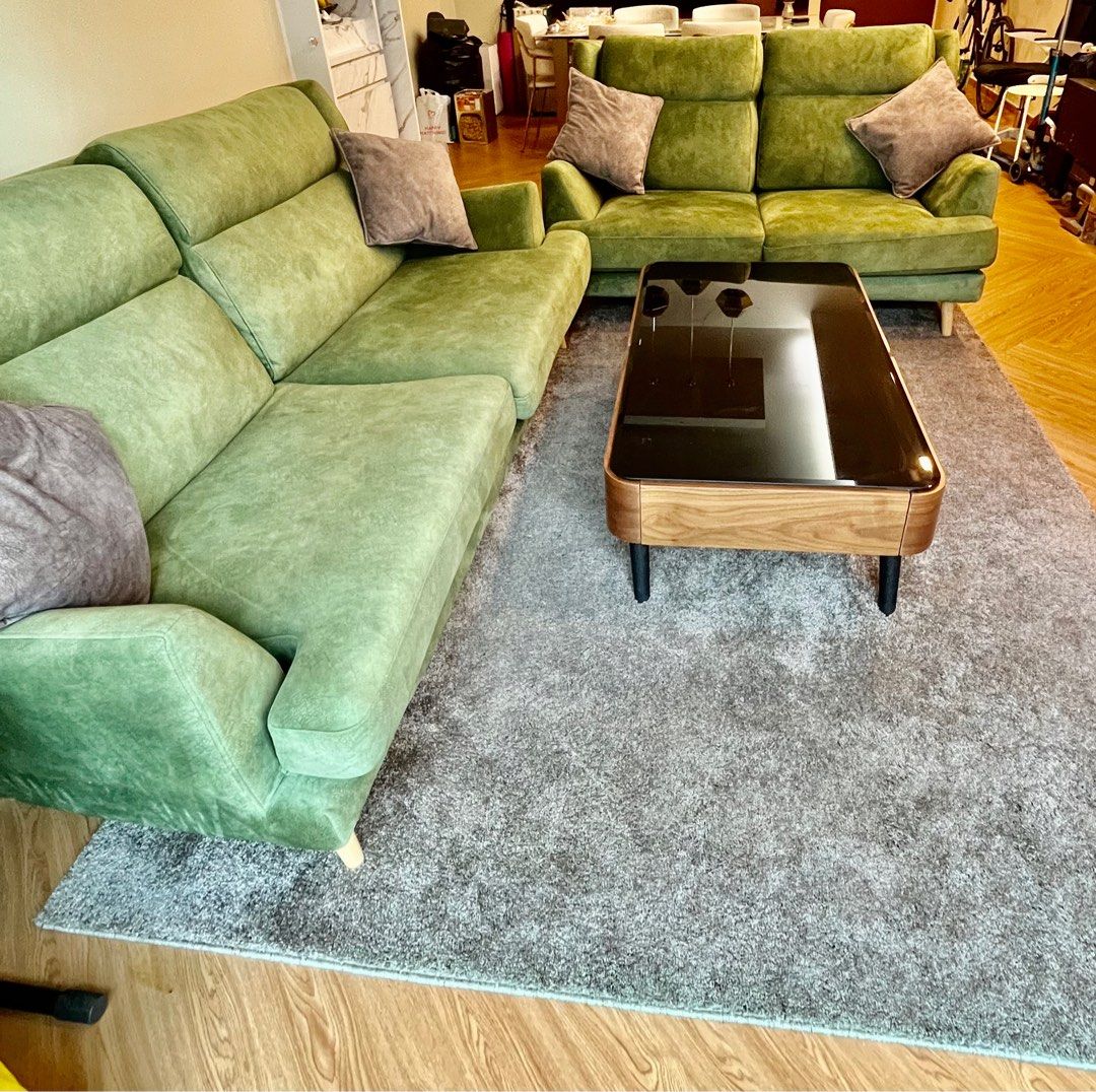Green Sofa Set Furniture Home Living