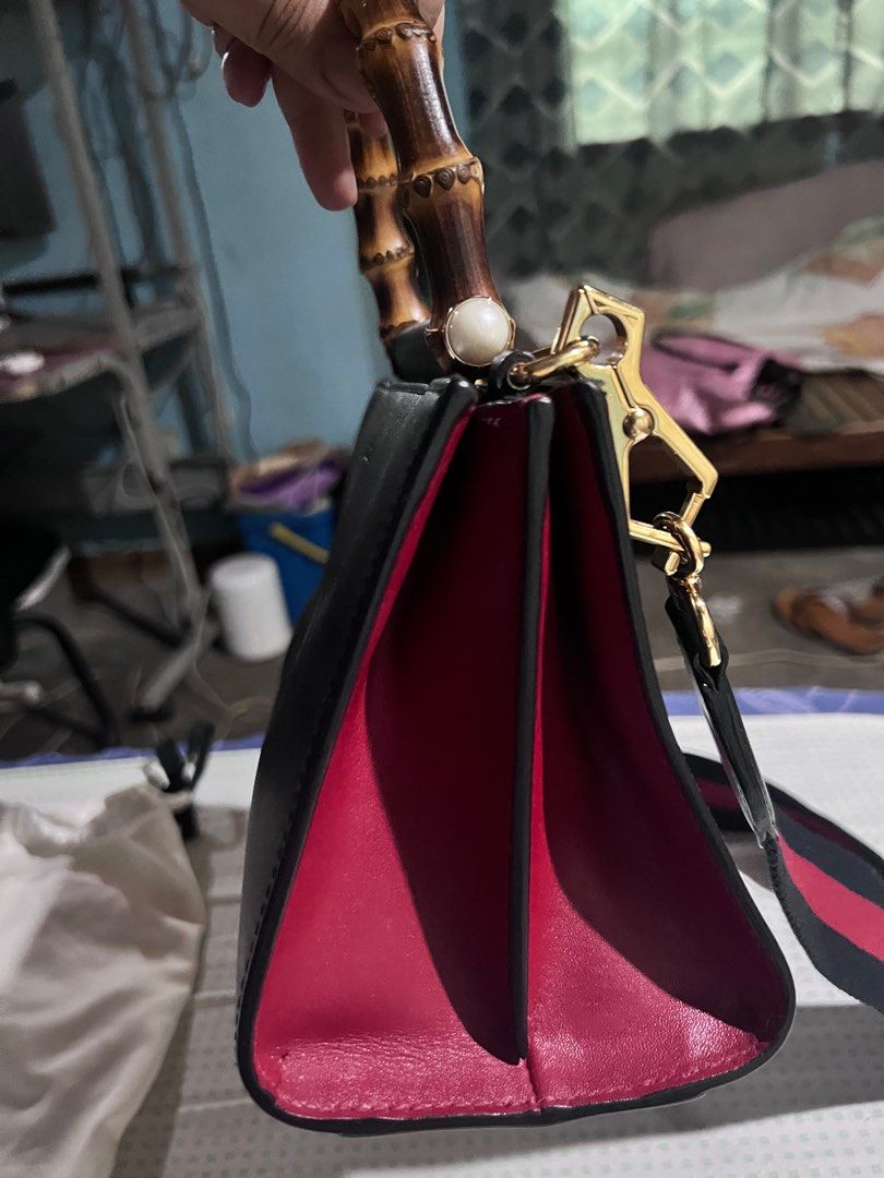 Gucci nymphaea bamboo small, Luxury, Bags & Wallets on Carousell