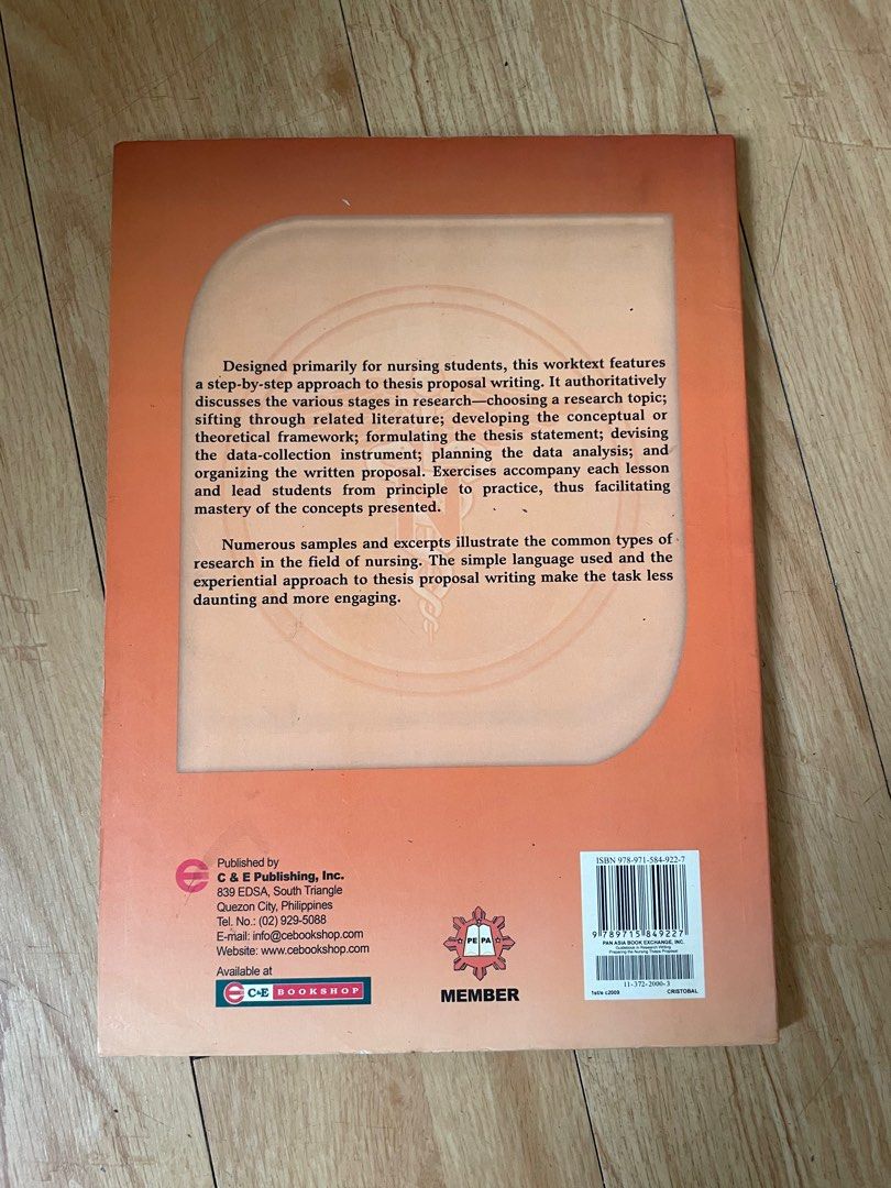 Guidebook in Research Writing (Category: Textbooks) located in Manila. Submitted by jaesolana23 (Listing ID 1211557889, Image 2). Description: .