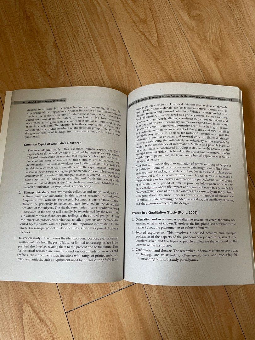 Guidebook in Research Writing (Category: Textbooks) located in Manila. Submitted by jaesolana23 (Listing ID 1211557889, Image 3). Description: .