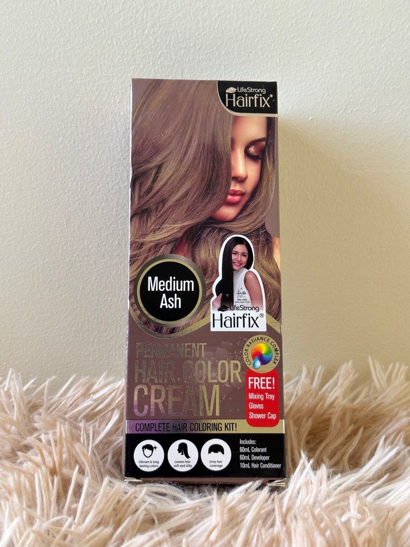Hairfix Medium Ash Permanent Hair Color Cream, Beauty & Personal Care, Hair on Carousell Hairfix Medium Ash Permanent Hair Color Cream, Beauty & Personal Care, Hair on Carousell