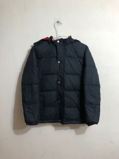 HANG TEN秋冬季厚鋪棉保暖工裝連帽外套（帽子可拆卸）