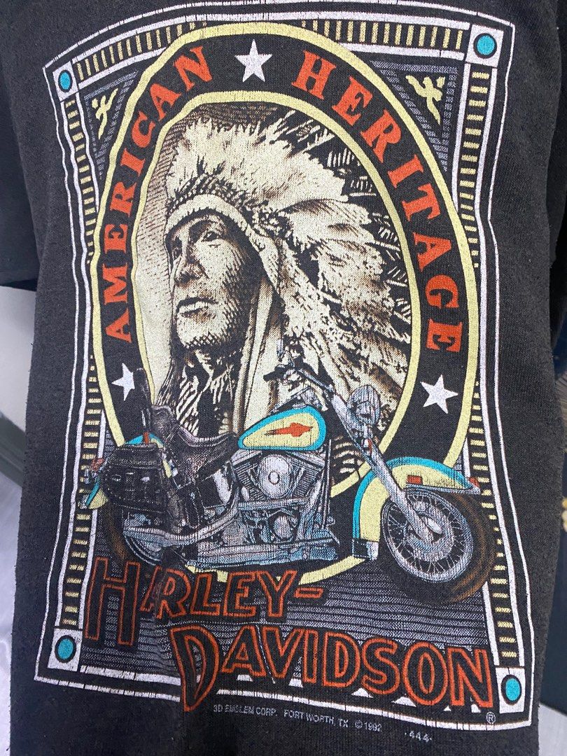Harley davidson 3d emblem tag sale