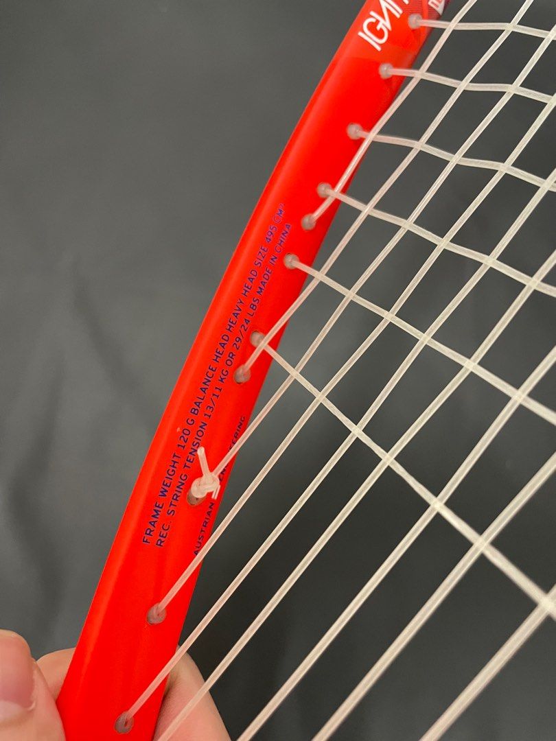 Head Ignition 120 squash racket, Sports Equipment, Sports & Games, Racket & Ball Sports on Carousell