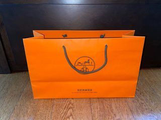 Hermes paper bag & box 💯 Authentic from boutique, Luxury, Bags & Wallets  on Carousell