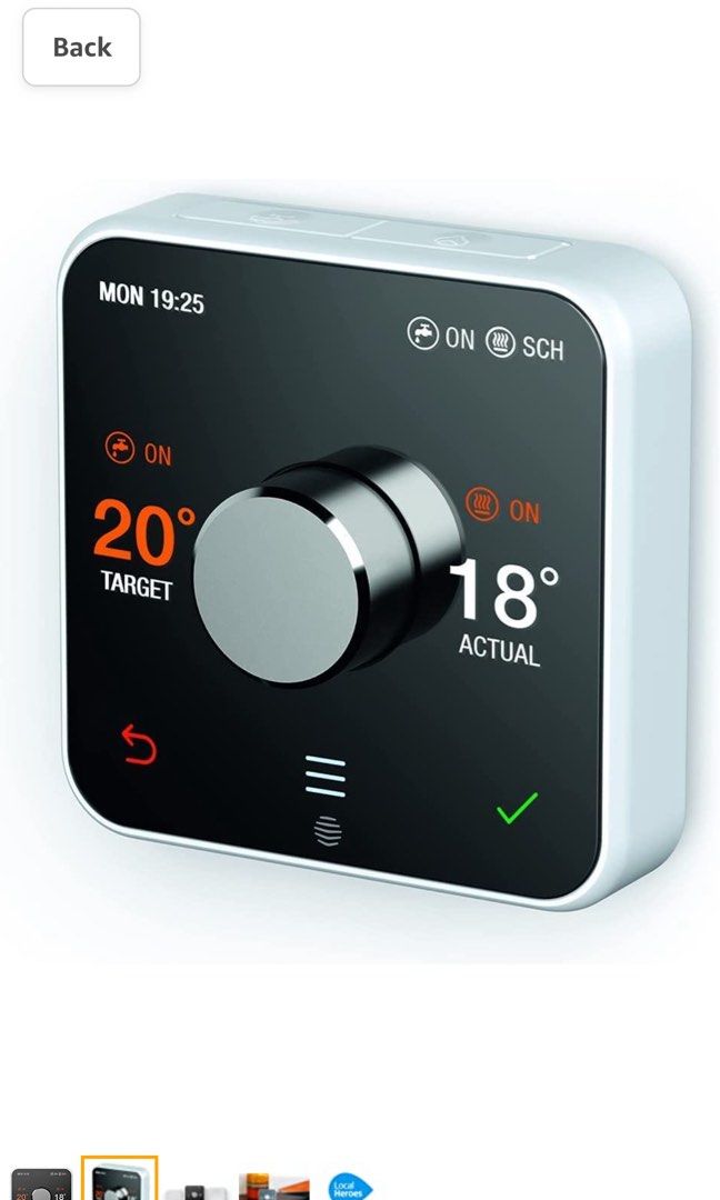 Hive Thermostat for Heating & Hot Water with Hive Hub Energy Saving