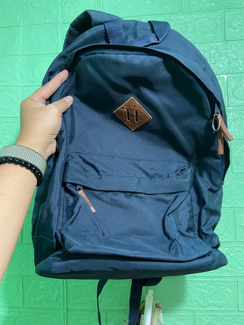 H&M Backpack Navy Blue, Men's Fashion, Bags, Backpacks on Carousell