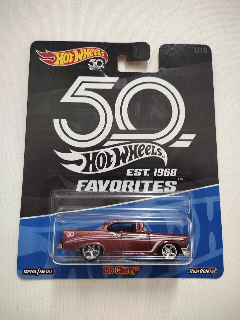 Hot Wheele 50th Favorites 56 Chevy Hobbies Toys Toys Games