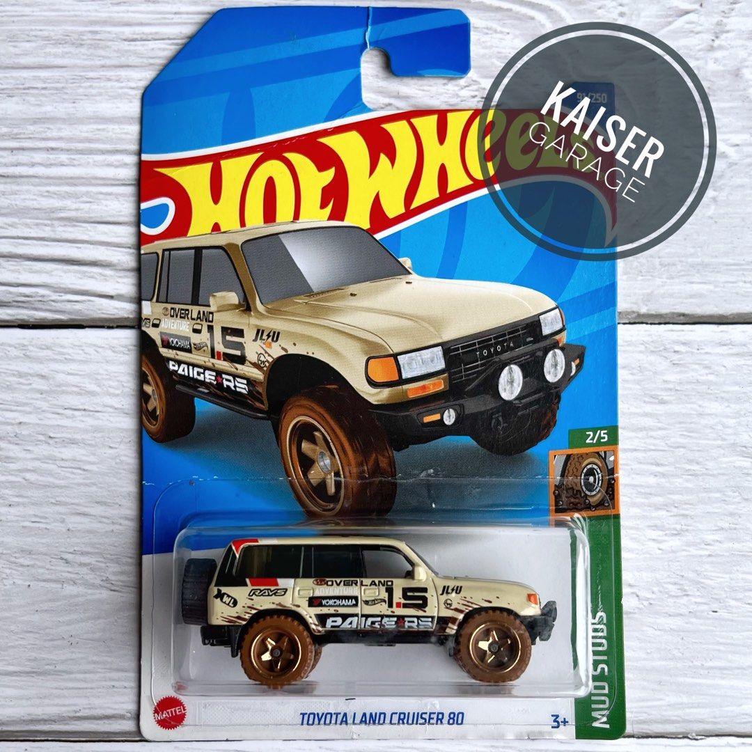 Hot Wheels : Toyota Land Cruiser 80 (Mud Studs), Hobbies & Toys, Toys &  Games on Carousell