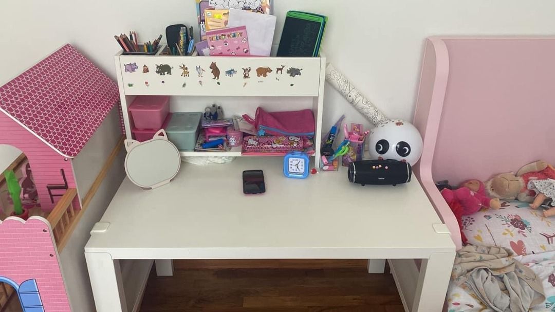 Ikea Children's Desk Adjustable, Furniture & Home Living, Furniture
