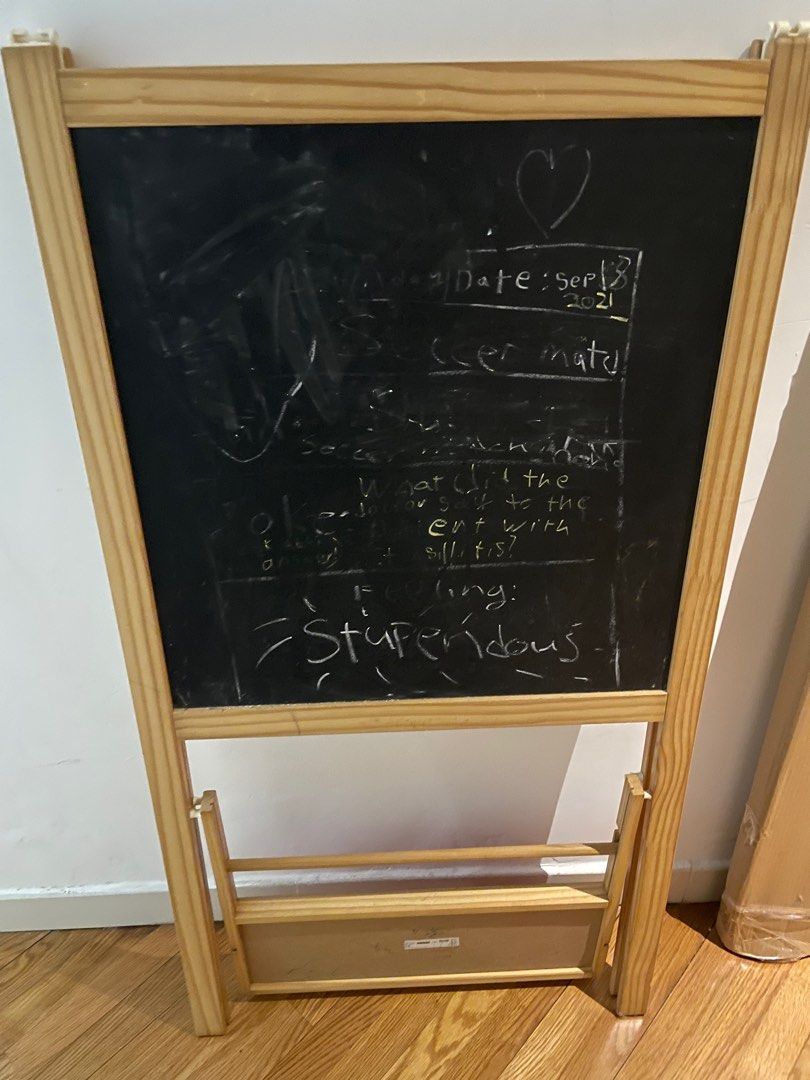 Ikea easel, 興趣及遊戲, 手作＆自家設計, 文具及工藝 畫作及印刷品 Carousell