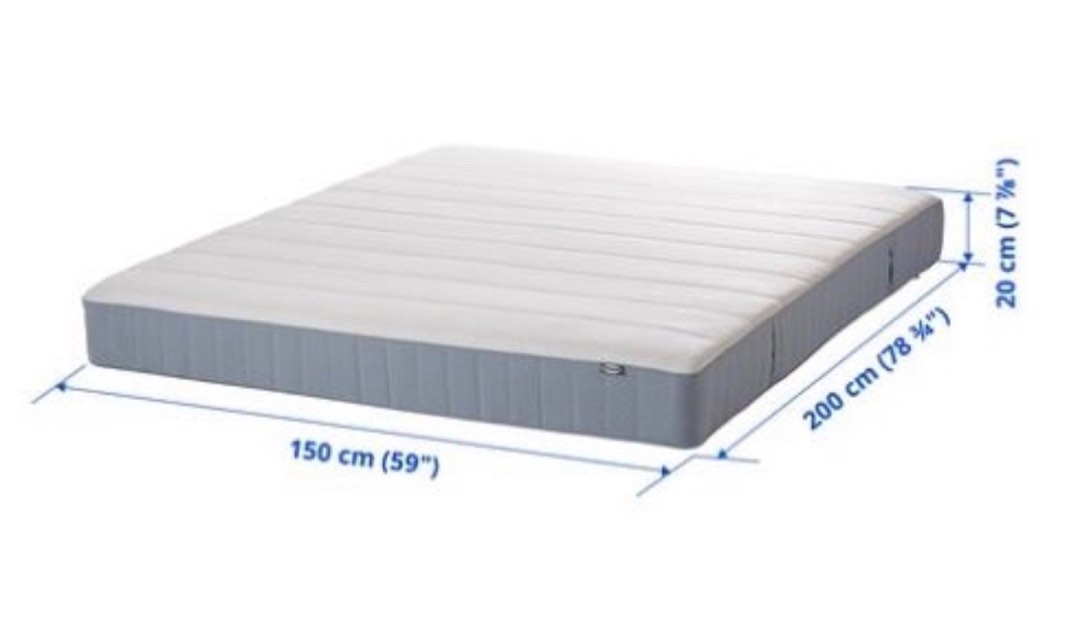 Ikea Hamarvik Queen size Mattress, Furniture & Home Living, Furniture