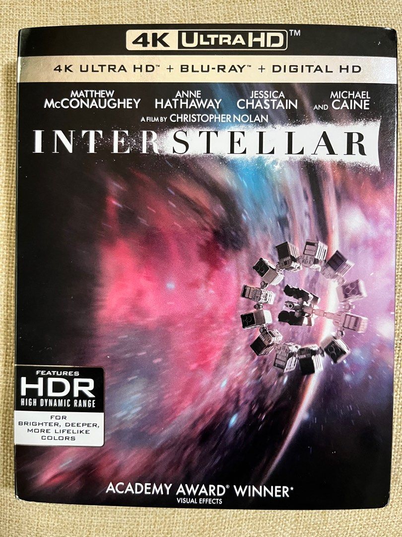 Interstellar 4k / blu ray, Hobbies & Toys, Music & Media, CDs & DVDs on