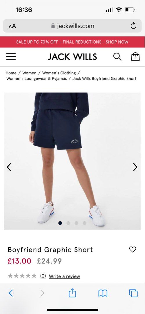 Jack wills pj 2025 shorts