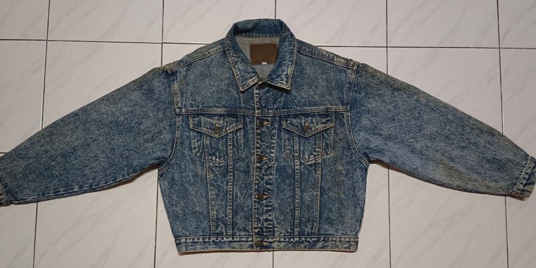 Jaket jeans acid wash hotsell