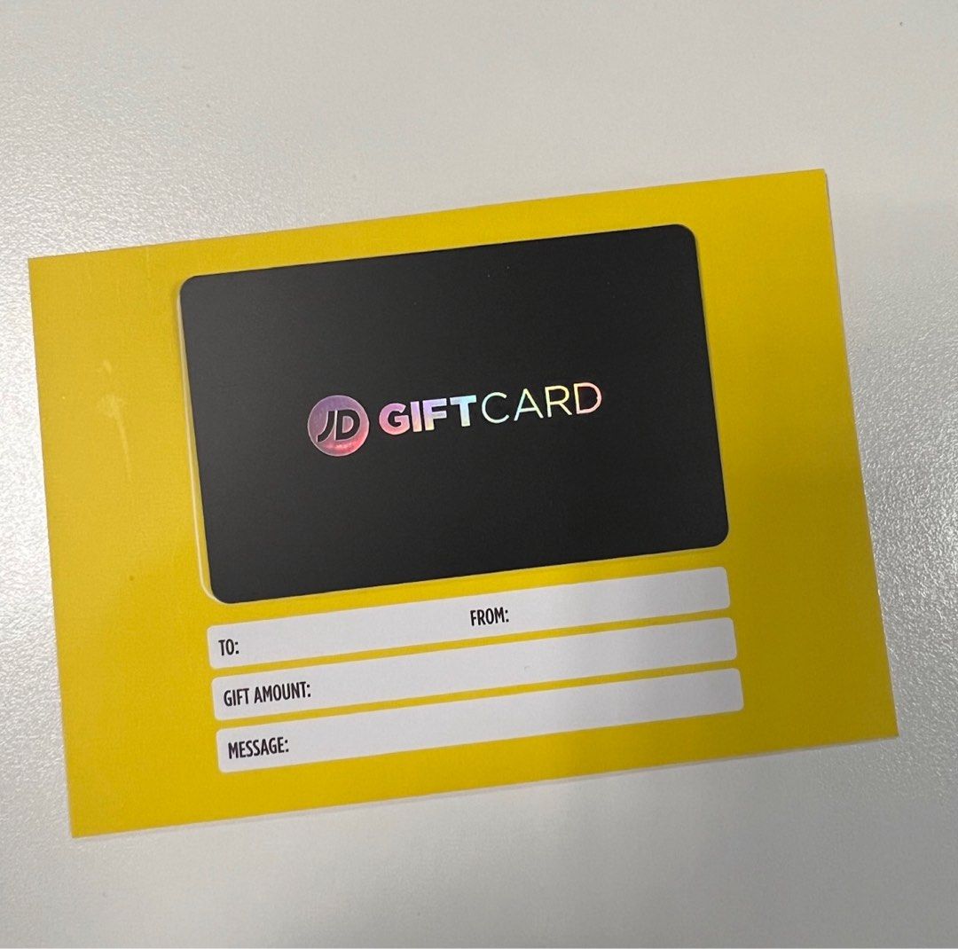JD SPORTS GIFT CARD RM600, Tickets & Vouchers, Store Credits on Carousell