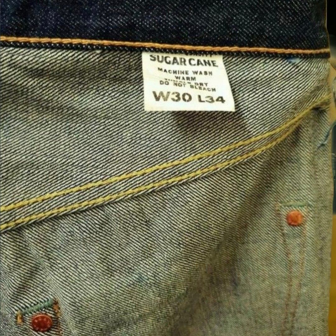 SugarCane Jeans Selvedge 1947 (14.25oz) made in JAPAN, Men's Fashion ...