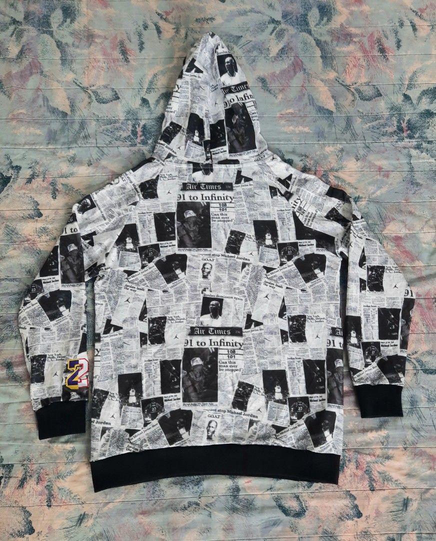 Jordan store newspaper hoodie