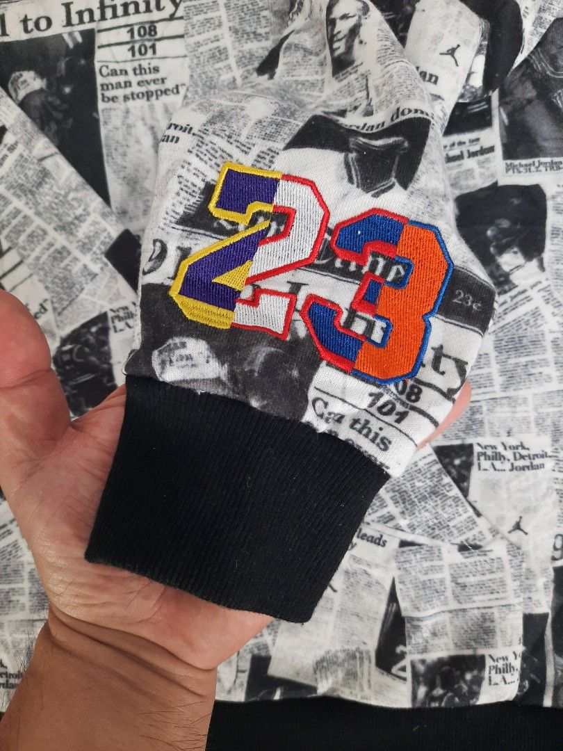 Jordan newspaper hoodie outlet