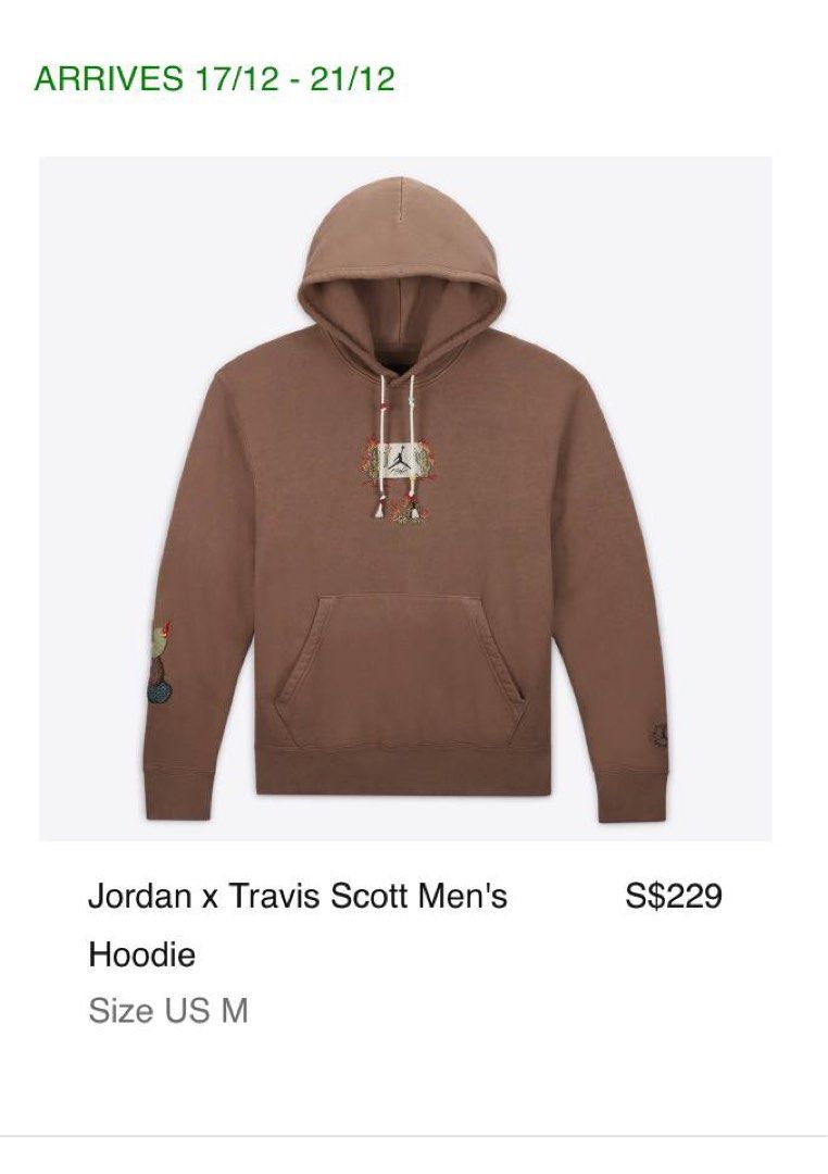 travis scott x air jordan 6 hoodie